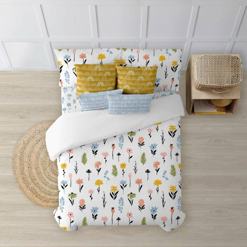 Funda Nórdica Decolores Arona Multicolor 175 Hilos 260 x 240 cm Cuell