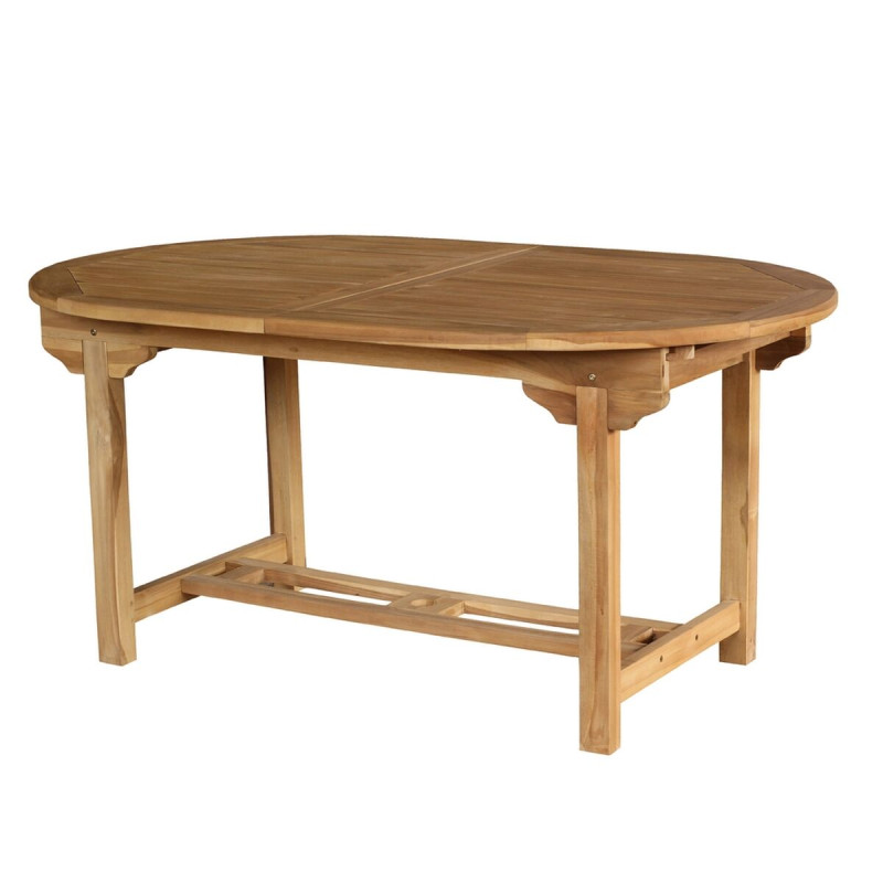 Mesa de Comedor Kayla Teca 180 x 100 x 75 cm Mesa de Comedor Kayla Teca 180 x 100 x 75 cm