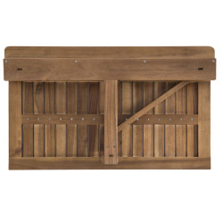 Mesa abatible para balcón Nina Nina Marrón Madera de acacia 80 x 47