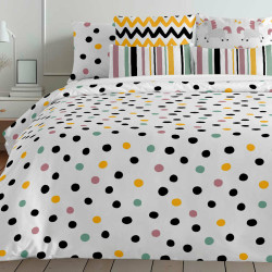 Funda Nórdica Decolores Cuzco Multicolor 175 Hilos 200 x 200 cm Cuell
