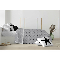 Funda Nórdica Decolores Galilea Gris 175 Hilos 260 x 240 cm Cuello de