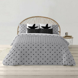 Funda Nórdica Decolores Galilea Gris 175 Hilos 200 x 200 cm Cuello de