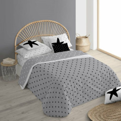 Funda Nórdica Decolores Galilea Gris 175 Hilos 140 x 200 cm Cuello de