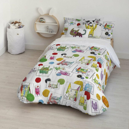 Funda Nórdica Decolores Indiana Multicolor 175 Hilos 200 x 200 cm Cue