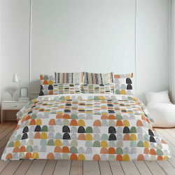 Funda Nórdica Decolores Lahti Multicolor 175 Hilos 140 x 200 cm Cuell