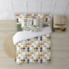 Funda Nórdica Decolores Lahti Multicolor 175 Hilos 140 x 200 cm Cuell