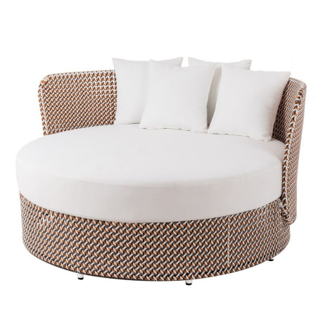 Cama para Jardín Nadia Marrón 133 x 126 x 70 cm