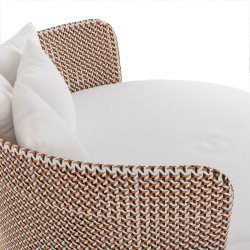 Cama para Jardín Nadia Marrón 133 x 126 x 70 cm