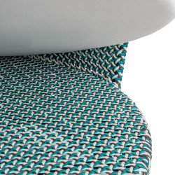 Cama para Jardín Nadia Turquesa 133 x 126 x 70 cm