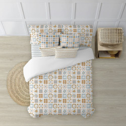 Funda Nórdica Decolores Tilburg Multicolor 175 Hilos 140 x 200 cm Cue
