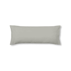 Funda de almohada Decolores Liso Gris claro 175 Hilos 45 x 110 cm