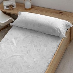 Sábana Bajera Ajustable Peppa Pig Blanco Gris 70 x 140 cm 100 % algod