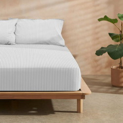 Sábana Bajera Ajustable Decolores Papamoa Multicolor Cama de 160