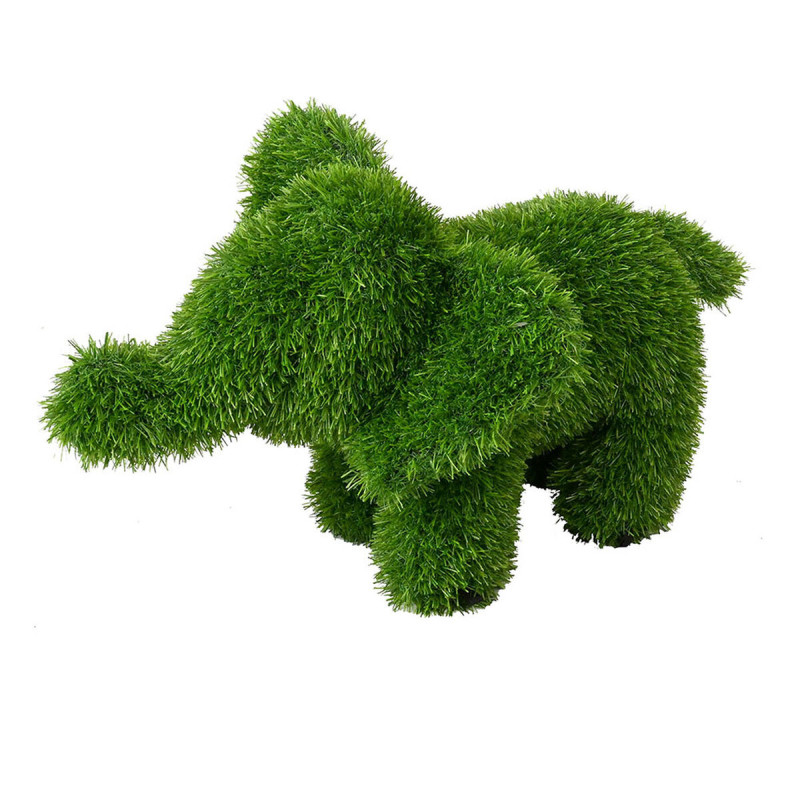 Figura Decorativa Polipropileno Césped Artificial Elefante 20 x 45 x Figura Decorativa Polipropileno Césped Artificial Elefante 20 x 45 x