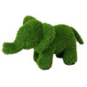 Figura Decorativa Polipropileno Césped Artificial Elefante 30 x 60 x