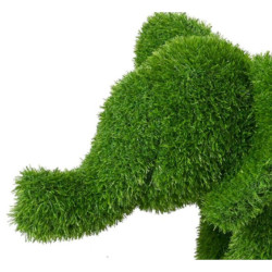 Figura Decorativa Polipropileno Césped Artificial Elefante 30 x 60 x