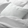 Funda de almohada Decolores Blenheim Blanco 175 Hilos 45 x 125 cm Algo
