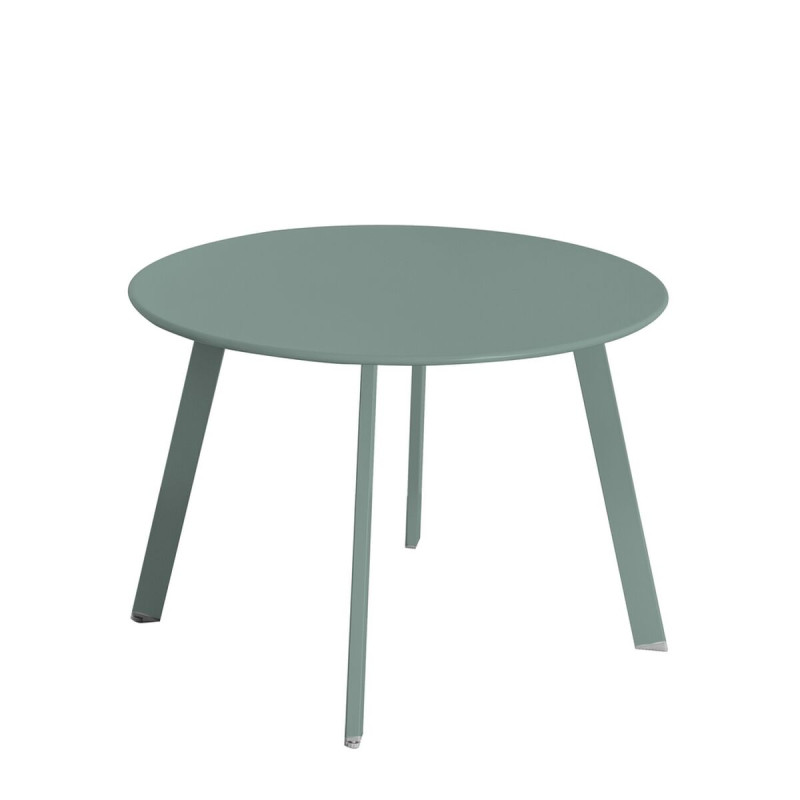 Mesa auxiliar Marzia Verde Acero 60 x 60 x 42 cm Mesa auxiliar Marzia Verde Acero 60 x 60 x 42 cm