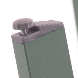 Mesa auxiliar Marzia Verde Acero 60 x 60 x 42 cm