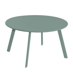 Mesa auxiliar Marzia Verde Acero 70 x 70 x 40 cm