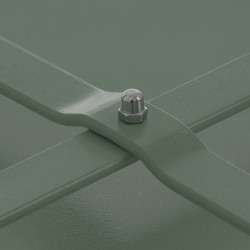 Mesa auxiliar Marzia Verde Acero 70 x 70 x 40 cm