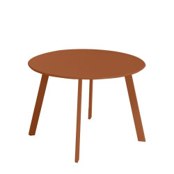 Mesa Marzia Terracota Acero 60 x 60 x 42 cm