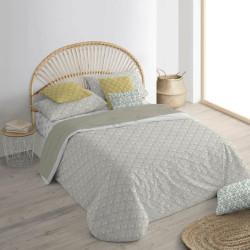 Funda Nórdica Decolores Nashik Beige 175 Hilos 200 x 200 cm