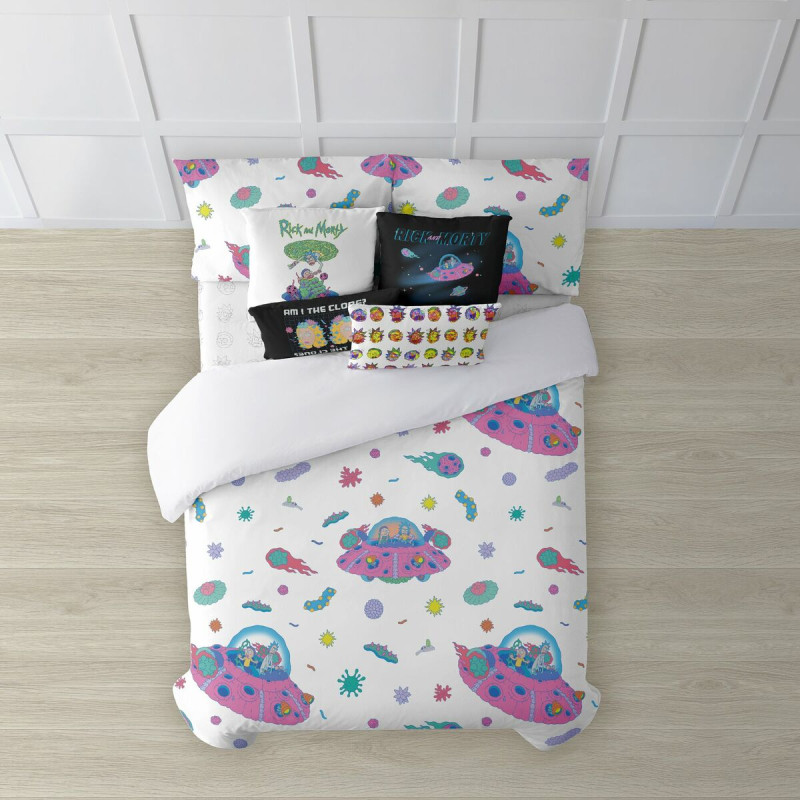 Funda Nórdica Rick and Morty Universe Multicolor 175 Hilos 220 x 220
