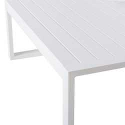 Mesa de Centro Io Blanco Aluminio 100 x 100 x 45 cm
