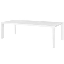 Mesa de Comedor Io Blanco Aluminio 280 x 100 x 75 cm