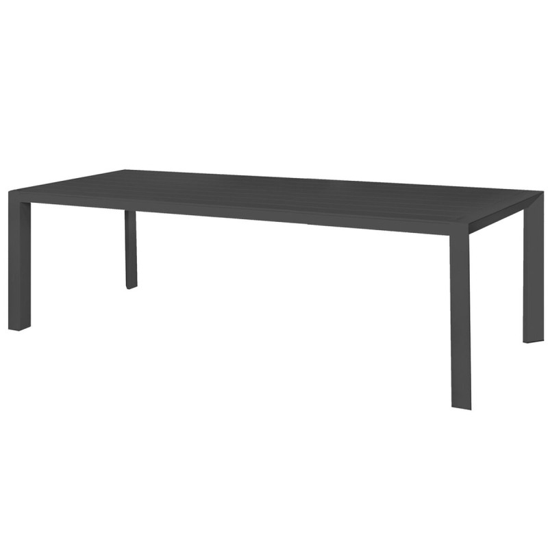 Mesa de Comedor Io Grafito Aluminio 280 x 100 x 75 cm Mesa de Comedor Io Grafito Aluminio 280 x 100 x 75 cm