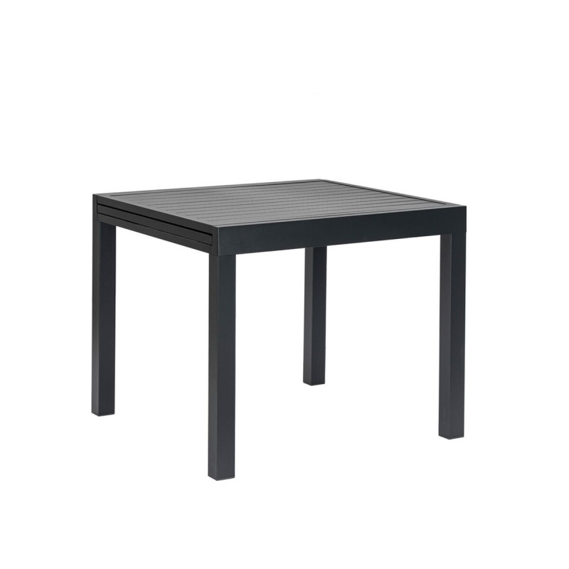 Mesa de Comedor Thais Grafito Aluminio 90 x 90 x 74 cm Mesa de Comedor Thais Grafito Aluminio 90 x 90 x 74 cm