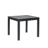 Mesa de Comedor Thais Grafito Aluminio 90 x 90 x 74 cm