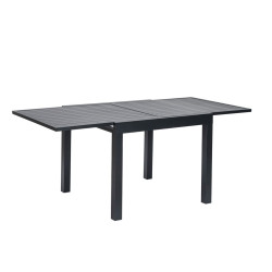 Mesa de Comedor Thais Grafito Aluminio 90 x 90 x 74 cm