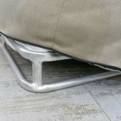 Puff Gissele 70 x 70 x 36 cm Azul