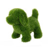 Figura Decorativa Polipropileno Césped Artificial Perro 30 x 50 x 48