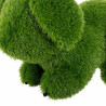 Figura Decorativa Polipropileno Césped Artificial Perro 30 x 50 x 48