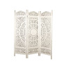 Biombo Romimex Blanco Madera 152 x 182 x 3 cm