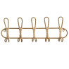 Perchero de Pared Romimex Natural Mimbre 61 x 21 x 8 cm