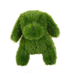 Figura Decorativa Polipropileno Césped Artificial Perro 30 x 50 x 48