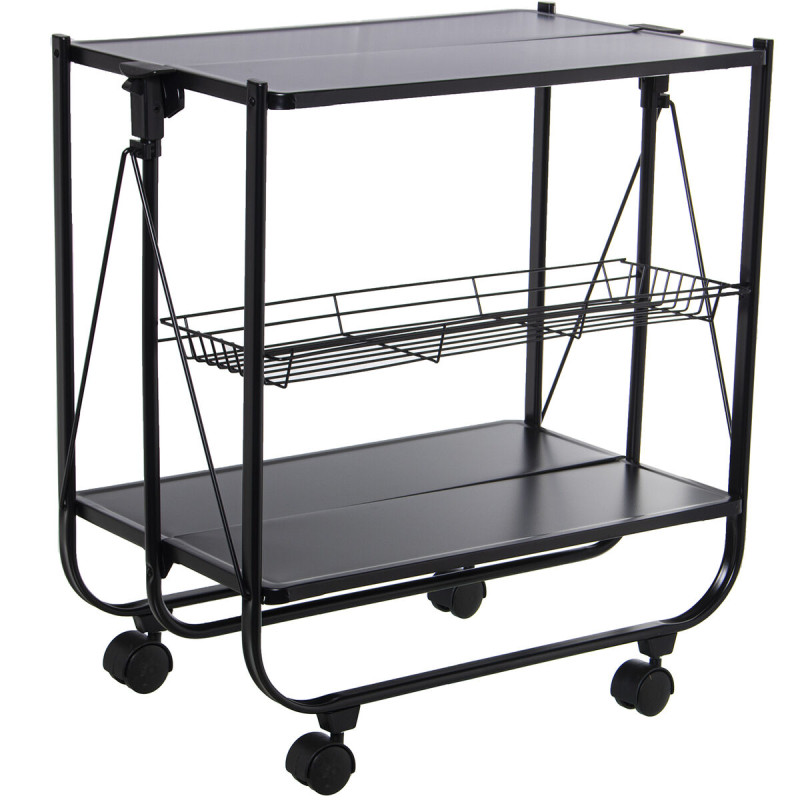 Mueble Camarera Alexandra House Living Negro 68 x 70 x 40 cm Plegable Mueble Camarera Alexandra House Living Negro 68 x 70 x 40 cm Plegable