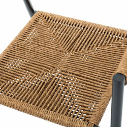 Silla de Jardín Neska ii Grafito Sintético Aluminio 56 x 59,5 x 81 c