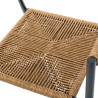 Silla de Jardín Neska ii Grafito Sintético Aluminio 56 x 59,5 x 81 c