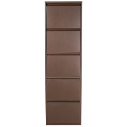 Zapatero Alexandra House Living Marrón 50 x 170 x 15 cm 5 cajones