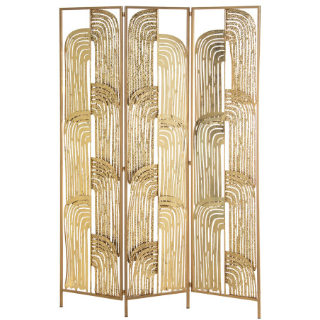 Biombo Alexandra House Living Dorado Metal 120 x 170 x 1 cm