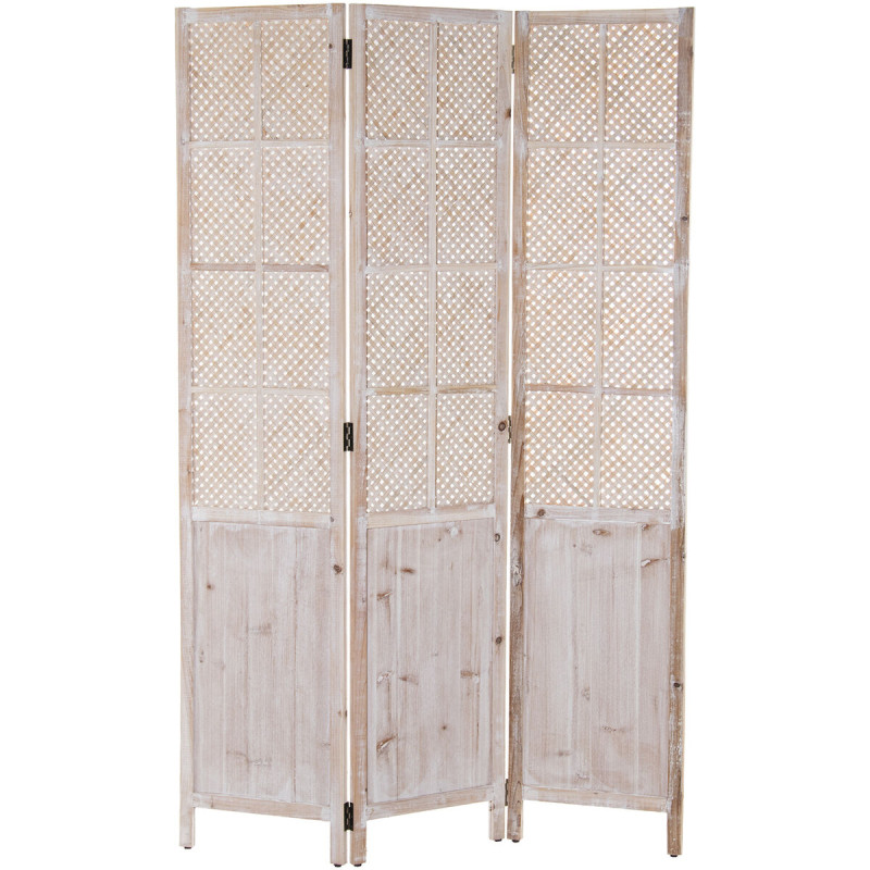 Biombo Alexandra House Living Blanco Madera 117 x 180 x 2 cm Biombo Alexandra House Living Blanco Madera 117 x 180 x 2 cm