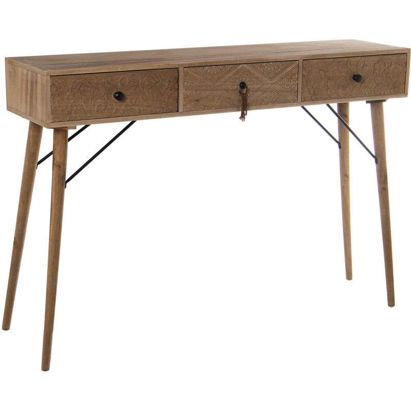 Consola Alexandra House Living Marrón Madera 115 x 81 x 30 cm Consola Alexandra House Living Marrón Madera 115 x 81 x 30 cm