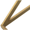 Consola Alexandra House Living Transparente Dorado Metal 100 x 79 x 32