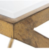 Consola Alexandra House Living Transparente Dorado Metal 100 x 79 x 32