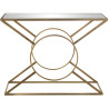 Consola Alexandra House Living Transparente Dorado Metal 100 x 79 x 32